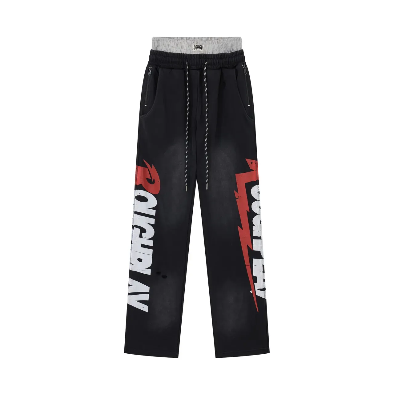 Pantalon Jogger à impression graphique ROUGH 4