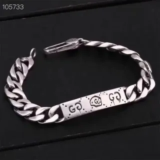 سوارة سلاسل كيرب كانكي فضية مع لينكات حبل ملتوية