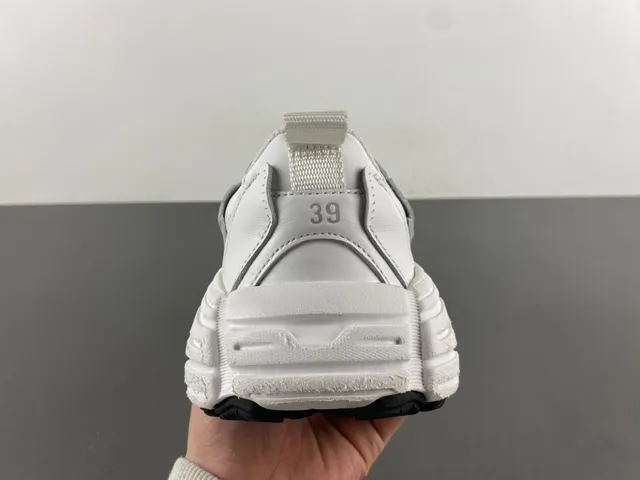Skechers White Black Midsole Layered Synthetic Overlays Chunky Sneakers 4