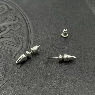 Spike-Shaped Metallic Stud Earrings 9