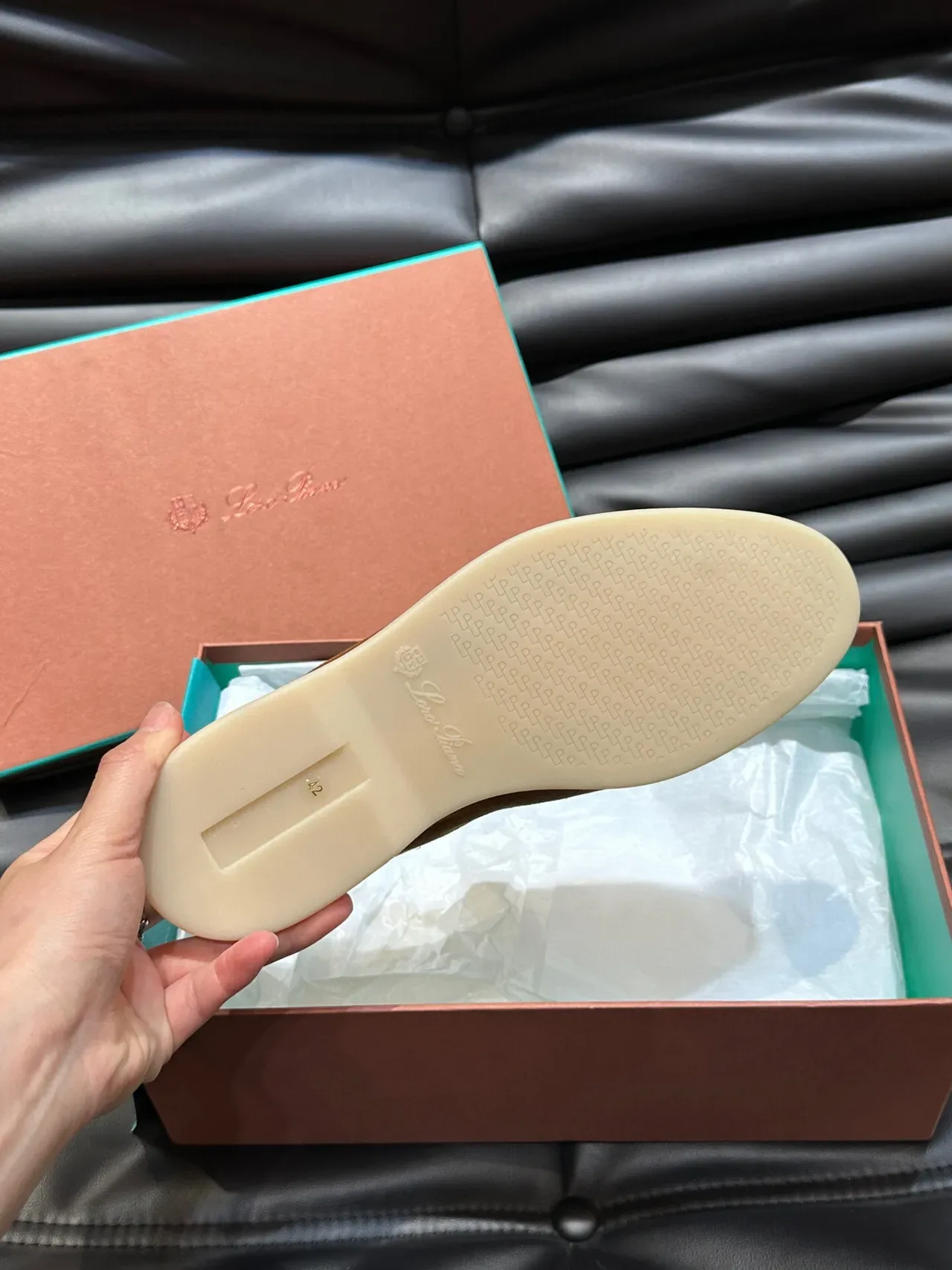 Tan Suede Moc-Toe Slip-On Loafers 9