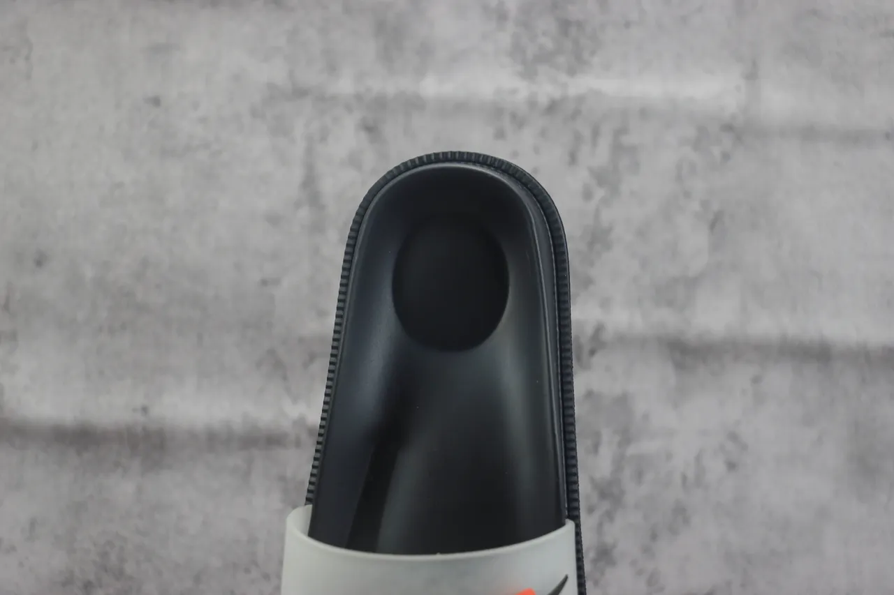 Translucent Gray Strap Black Sole Slide Slipper 4