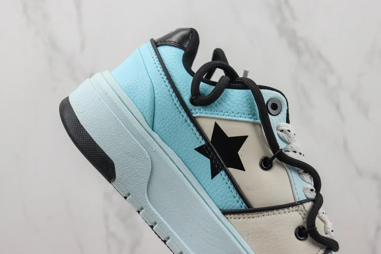 Two-Tone NY Logo Platform Lifestyle Sneakers 5