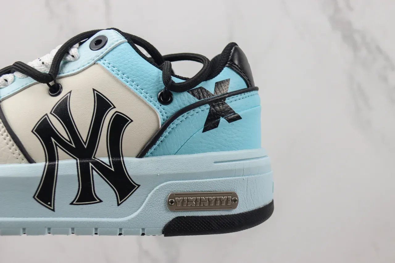 Two-Tone NY Logo Platform Lifestyle Sneakers 7