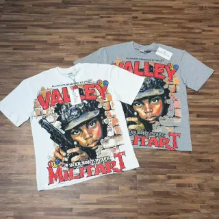 تيشيرت بطبعة جرافيك عسكرية Valley Warzone Peace