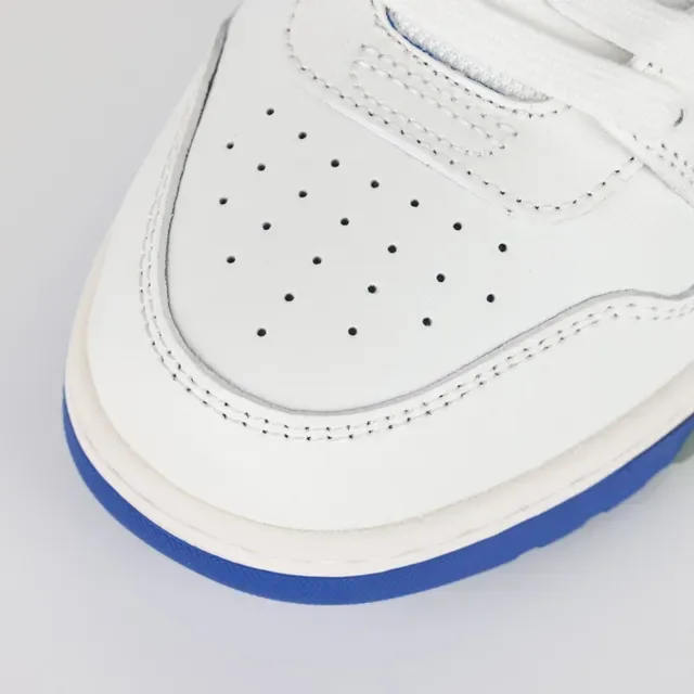 Sneaker Low-Top Blanc et Bleu Arrow-Logo 5