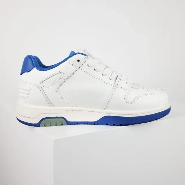 Sneaker Low-Top Blanc et Bleu Arrow-Logo 7
