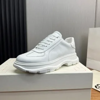 White Chunky Sole Panelled Sneaker