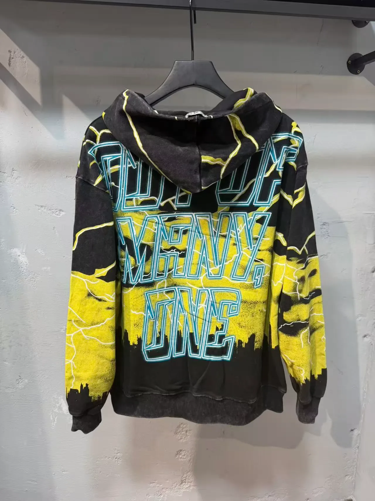 Godspeed Noir Jaune Imprimé Graphique Motif Éclair Ensemble Sportif 8