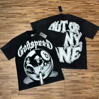 Godspeed Graphic Print Black T-Shirt