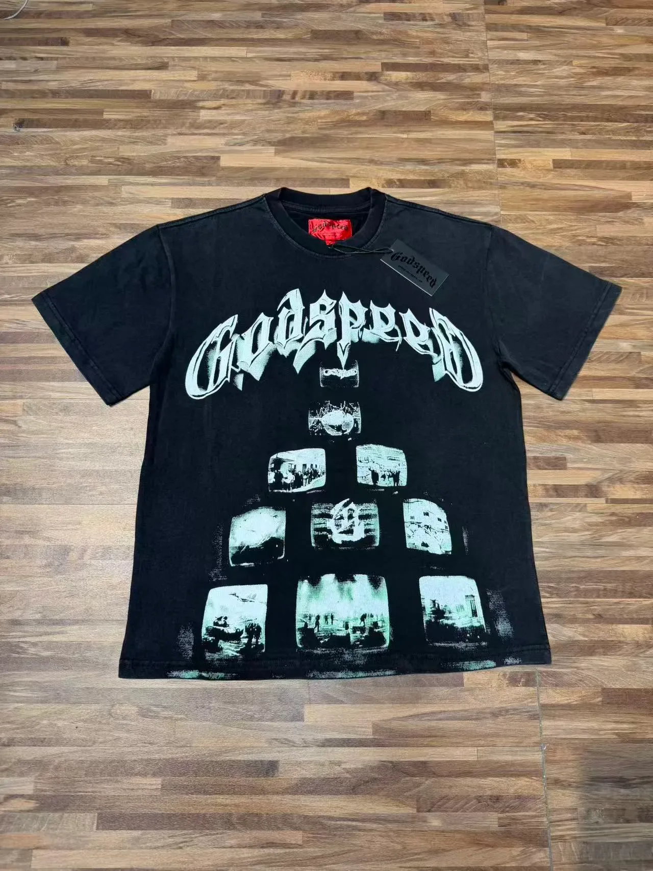Godspeed Graphic Print Black T-Shirt 2