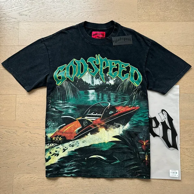 Godspeed Graphic Print Oversized T-Shirt 6