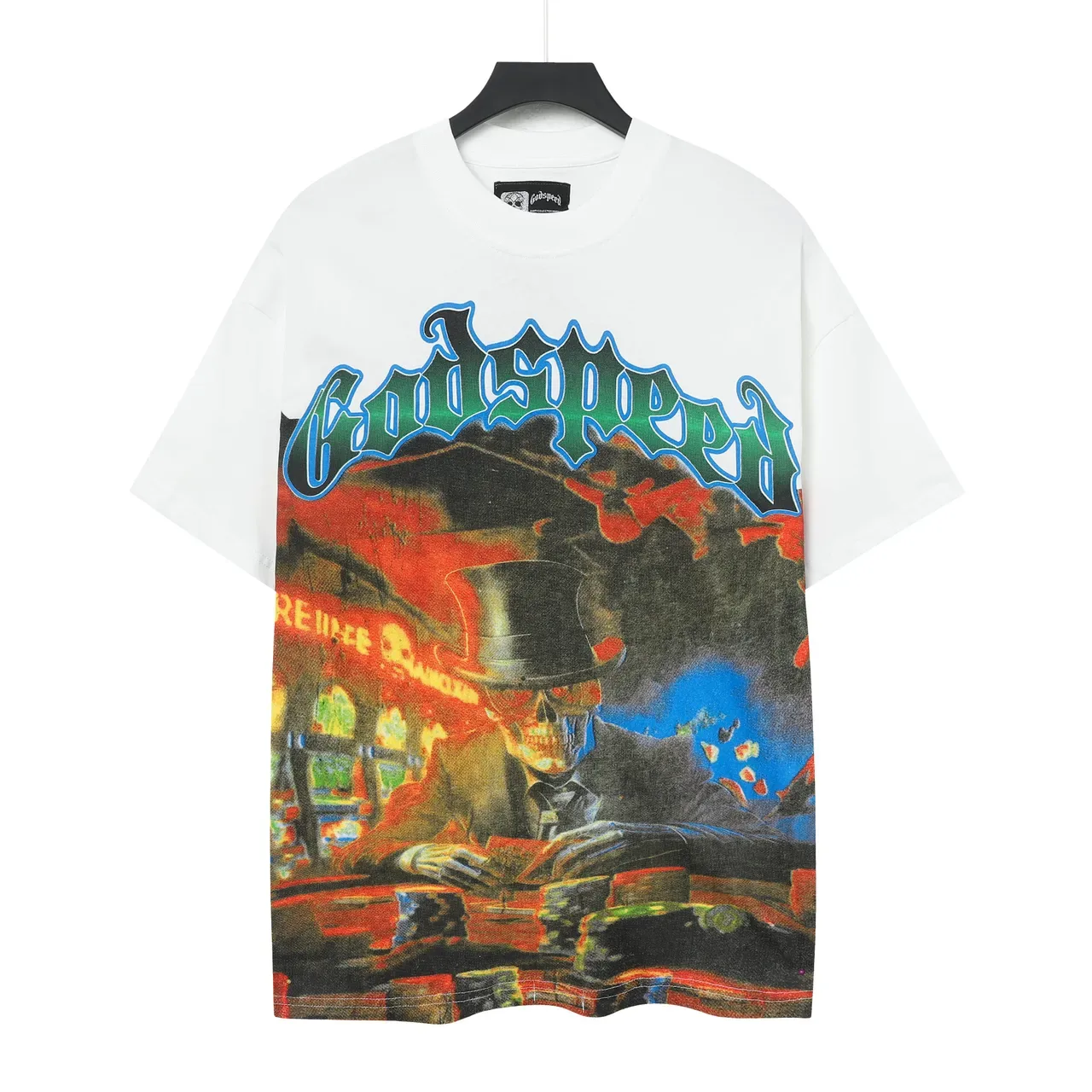 Godspeed Graphic Print Oversized T-Shirt 2