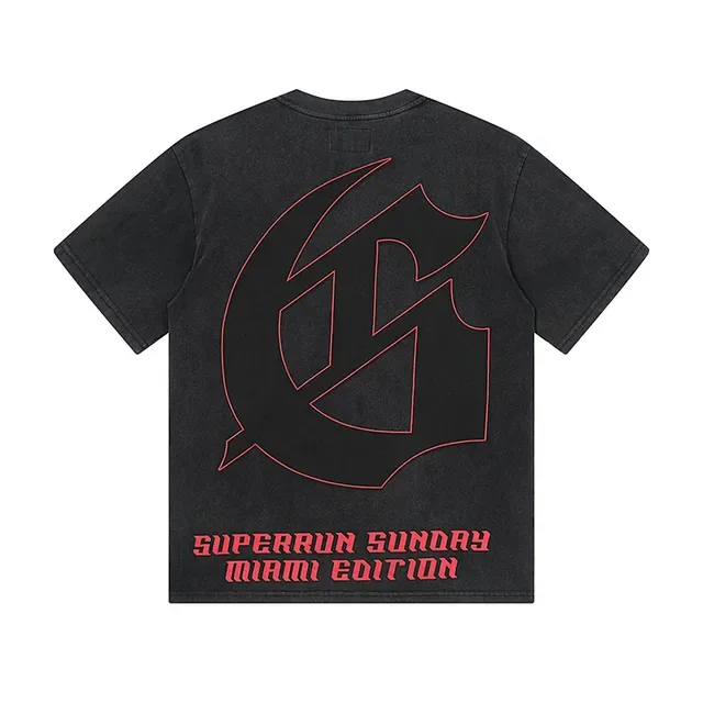 T-shirt graphique oversize Godspeed Superrun Sunday Édition Miami 3