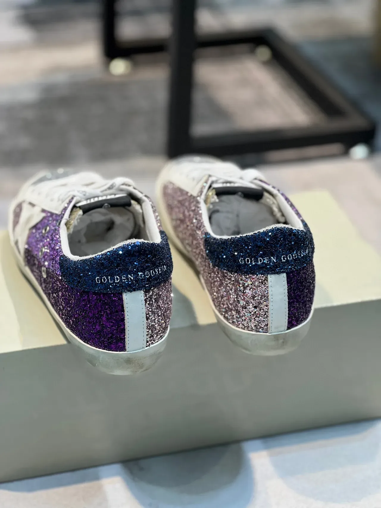 Golden Goose Superstar Glitter Star Lifestyle Sneakers 2