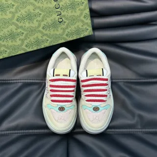 Gucci Ace Cream Red Stripe Mint Green zapatillas lifestyle