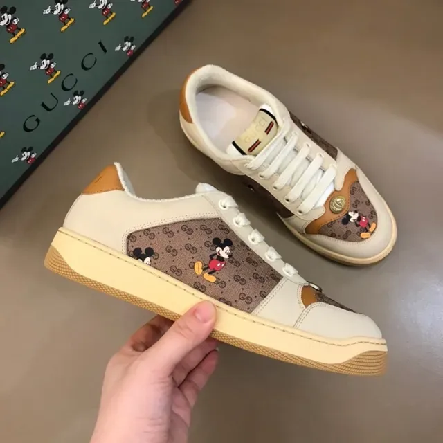 Gucci Ace Disney Mickey Mouse GG Supreme Chaussures style de vie 2