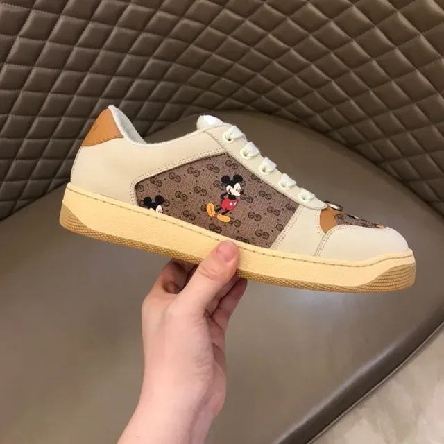 Gucci Ace Disney Mickey Mouse GG Supreme Chaussures style de vie 4