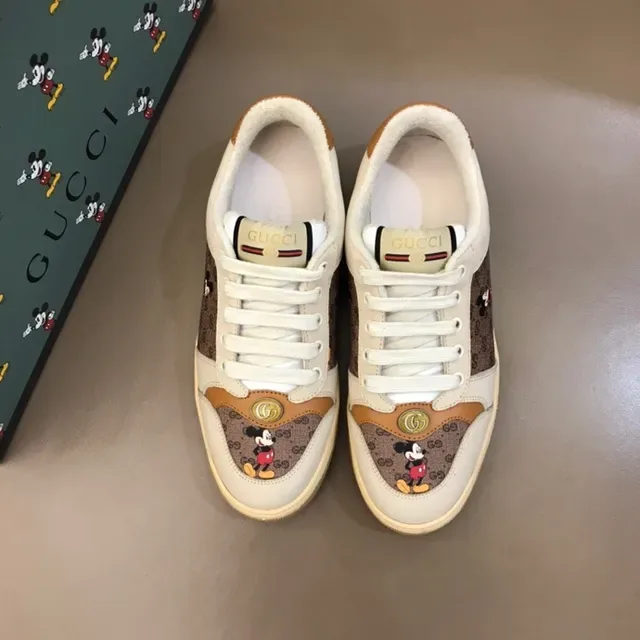 Gucci Ace Disney Mickey Mouse GG Supreme Chaussures style de vie 5