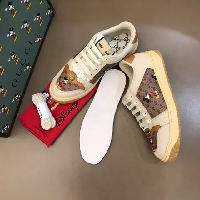 Gucci Ace Disney Mickey Mouse GG Supreme Chaussures style de vie 7