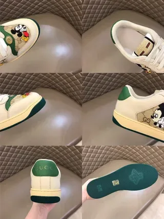 Gucci Ace x Disney Mickey Mouse GG Monogram Zapatillas Lifestyle 3