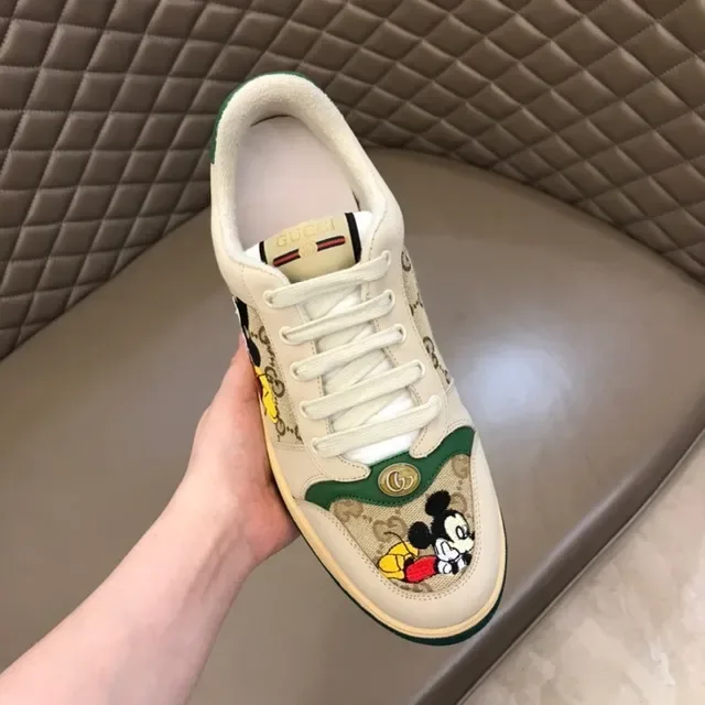 Gucci Ace x Disney Mickey Mouse GG Monogram Zapatillas Lifestyle 4