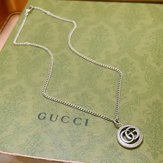Gucci Double G সিক্কা হার চাঁদি
