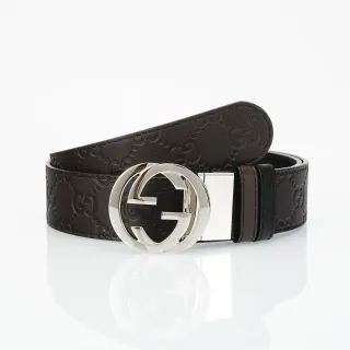 Gucci GG Marmont Embossed Monogram Leather Belt