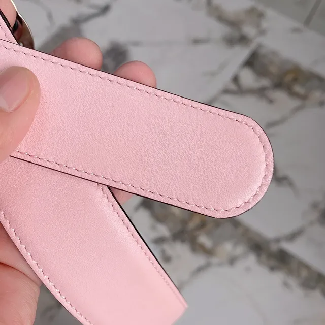 Gucci GG Marmont Pink Leather Belt 2