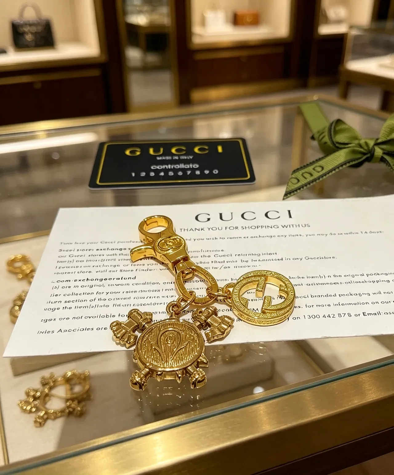 Gucci Joias de Metal Dourado com Interlocking G Logo 6