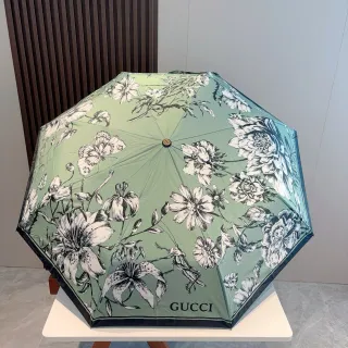 Gucci हरा काला फ्लोरल बॉटानीकल प्रिंट ग्रेडिएंट कैनोपी हैंडबैग