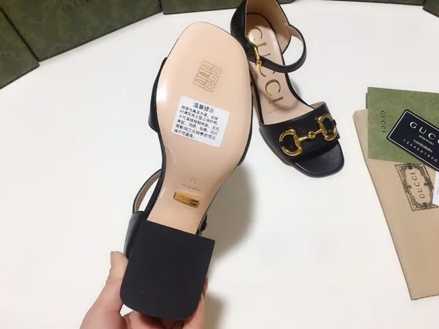 Gucci Horsebit 1955 Black Leather Gladiator Sandals 6