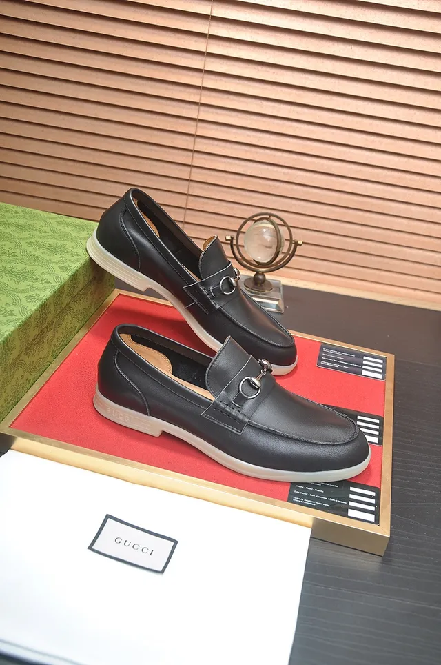 Gucci Horsebit 1955 কালো চামড়া Horsebit লোফার 4