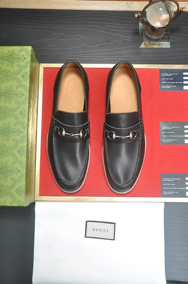 Gucci Horsebit 1955 কালো চামড়া Horsebit লোফার 5