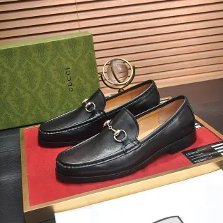 Gucci Horsebit 1955 কালো চামড়ার Horsebit লোফার