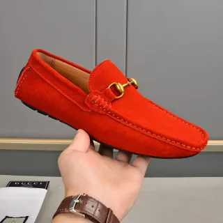 Gucci Horsebit 1955 লাল সুয়েড লোফার