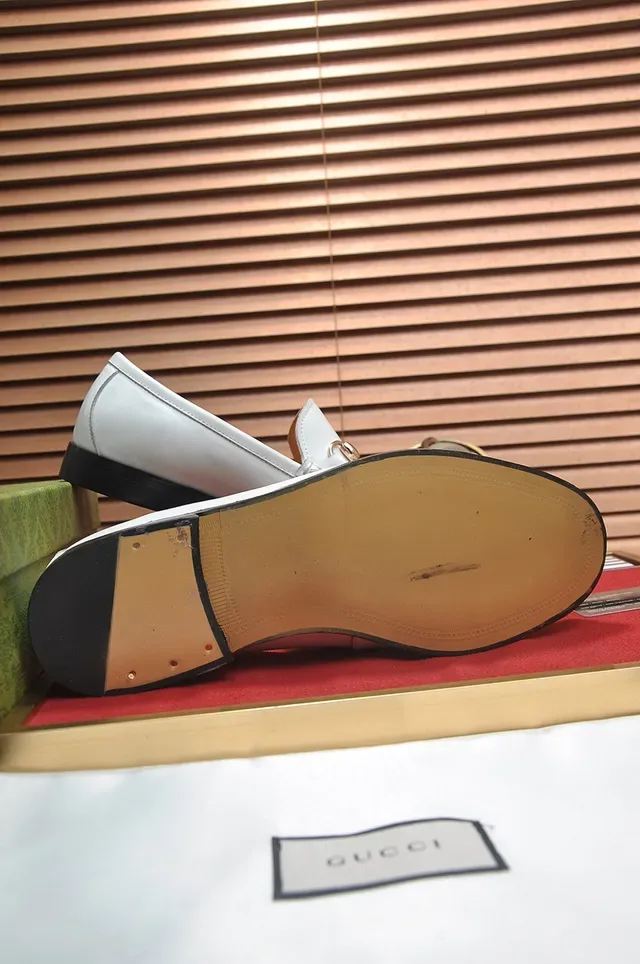 Gucci Horsebit 1955 Mocasines de Cuero Blanco 3
