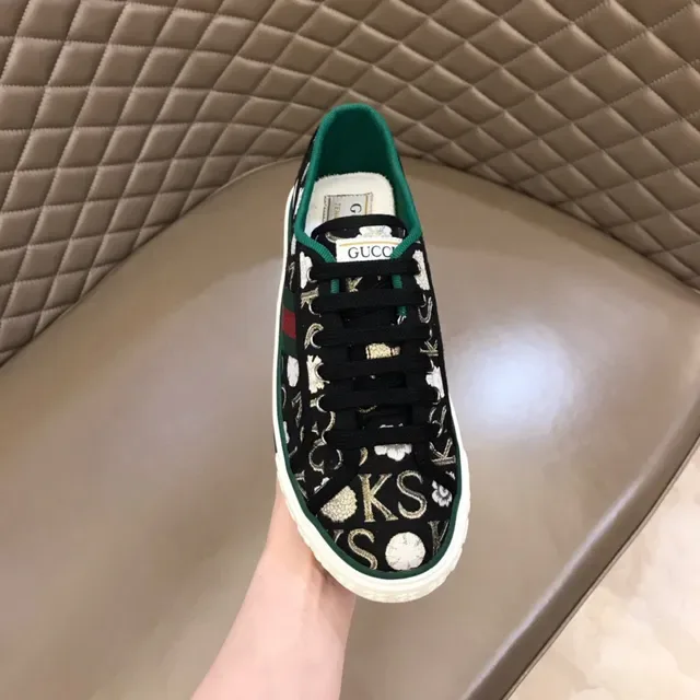Gucci Monogram-Print Web Stripe Lifestyle Zapatillas 4