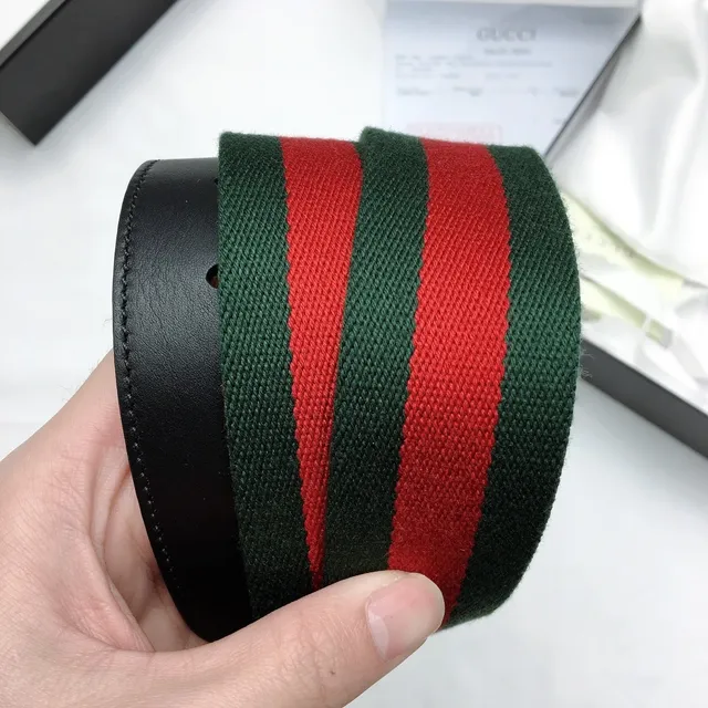 Gucci Ophidia Cinto Canvas Web Verde Vermelho 2