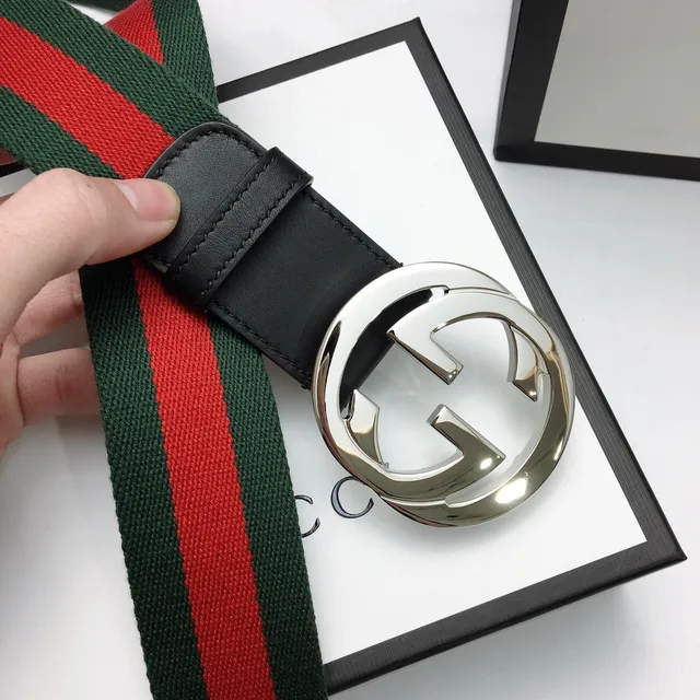 Gucci Ophidia Cinto Canvas Web Verde Vermelho 8