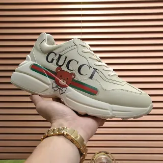Gucci Rhyton Bear Motif Chunky Sneakers