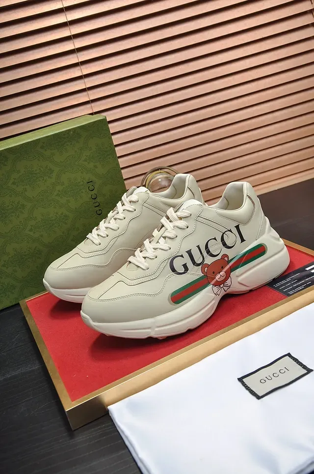 Gucci Rhyton Motivo Urso Tênis Chunky 4