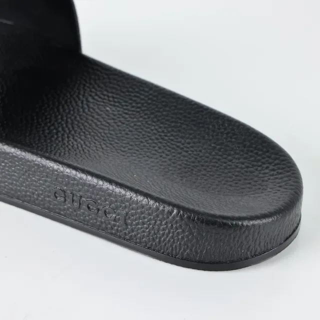 Gucci Screener GG Canvas Bee Motif Slippers 4