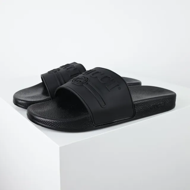 Gucci Screener GG Monogram طباعة الزهور نعال منزلقة 3