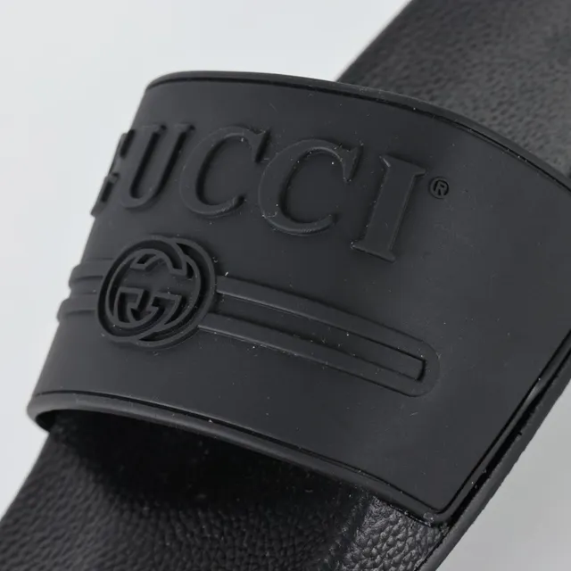 Gucci Screener GG Monogram طباعة الزهور نعال منزلقة 7