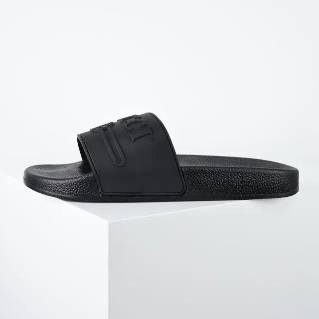 Gucci Screener GG Monogram طباعة الزهور نعال منزلقة 10