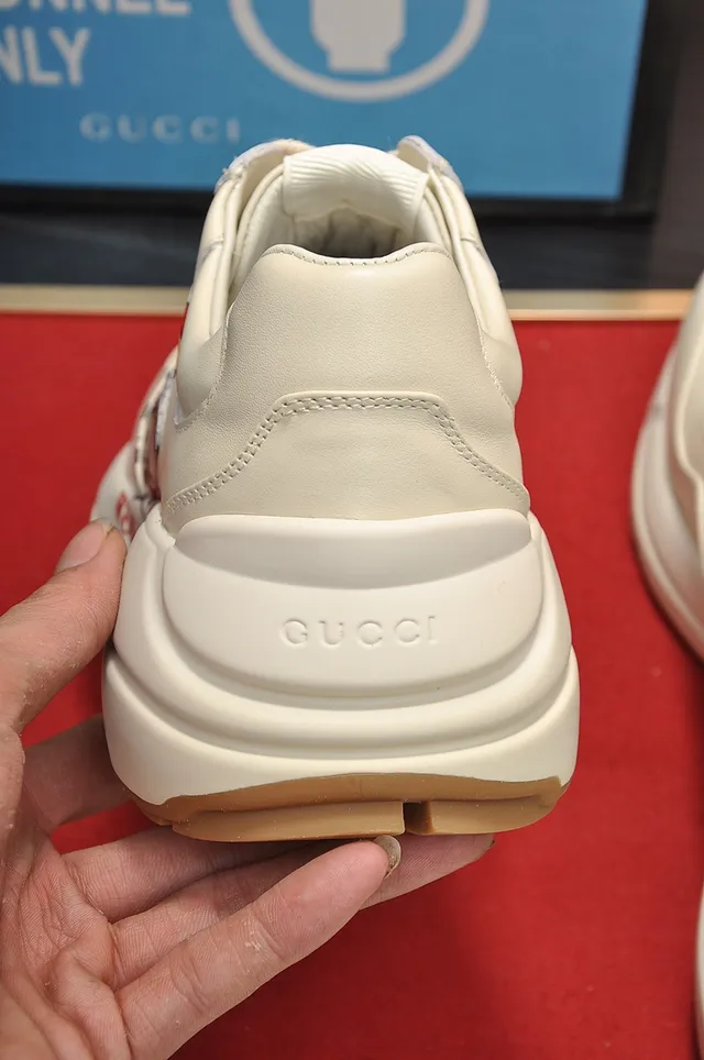 Gucci Screener Off-White Globe and Flags Chunky Sneakers 2