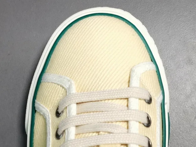 Gucci Tennis 1977 Crema Canvas Rayas Web Zapatillas Lifestyle 6