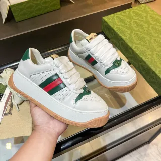 Gucci Tennis 1977 أبيض أخضر أحمر Web أحذية رياضية أسلوب حياة