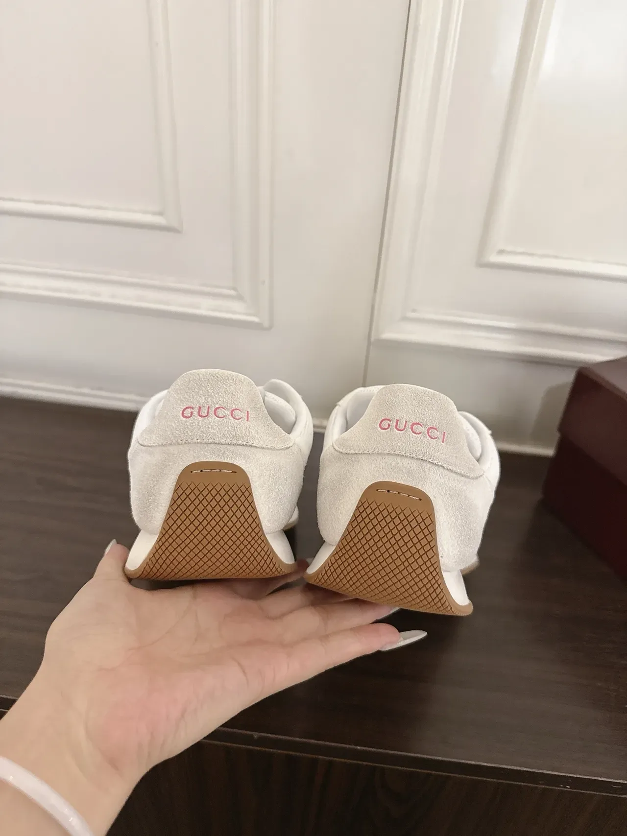 Gucci Tennis 1977 সাদা সবুজ লাল জাল জীবনশৈলী স্নিকার্স 3